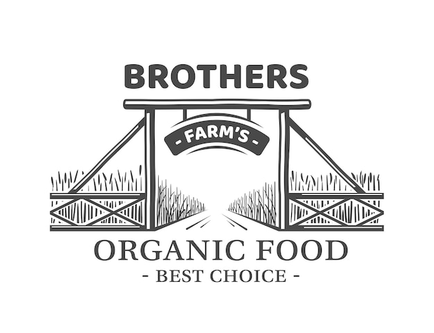 Farm market label