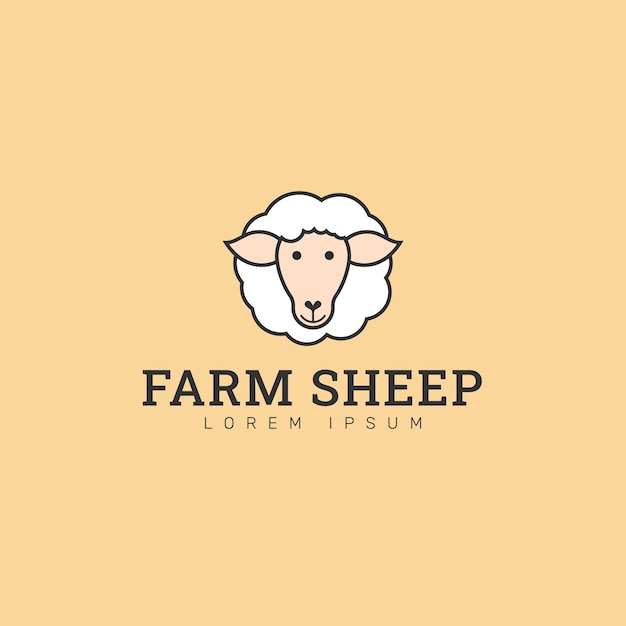 Farm sheep logo