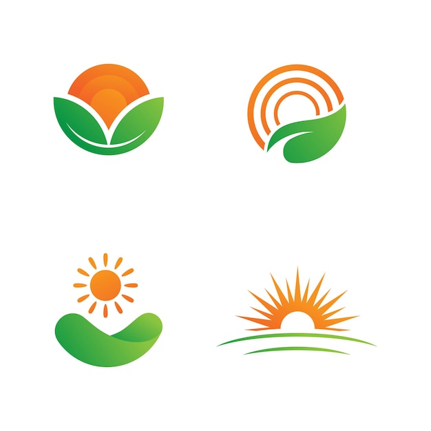 Farm vector agriculture organic icon illustration