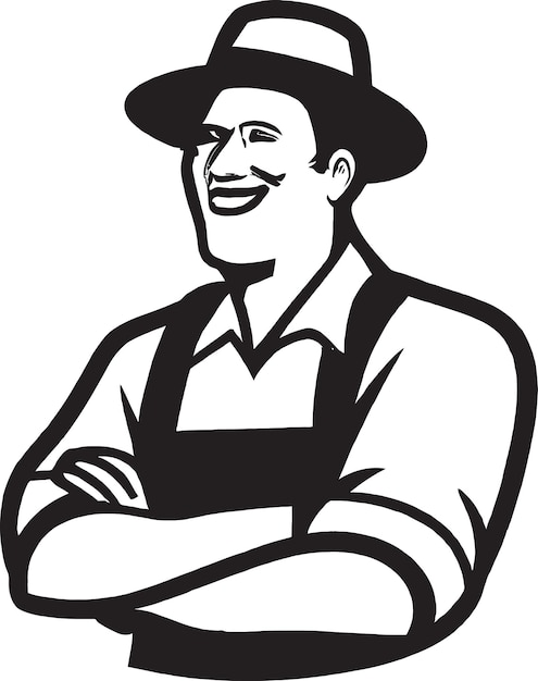 Premium Vector | Farmer man with milk can icon design