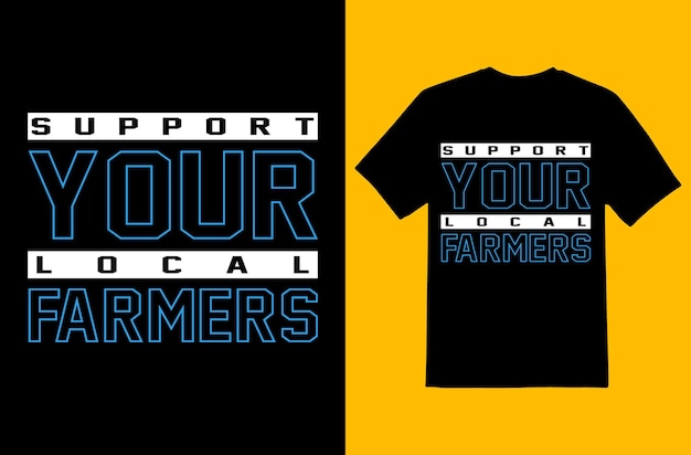 Vector farmer tshirt design premium eps-bestand