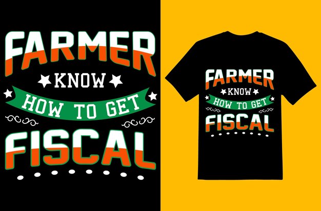 Farmer tshirt design template eps file