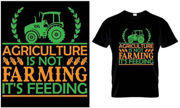 Farmer tshirt design vector