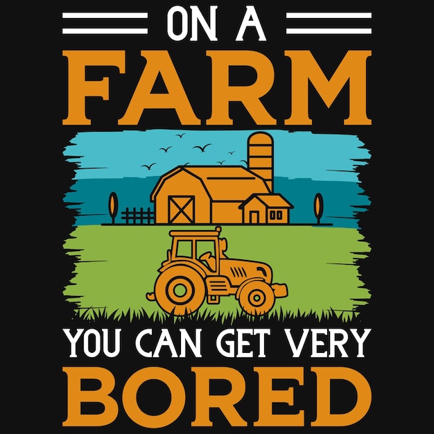 Farmer tshirt design