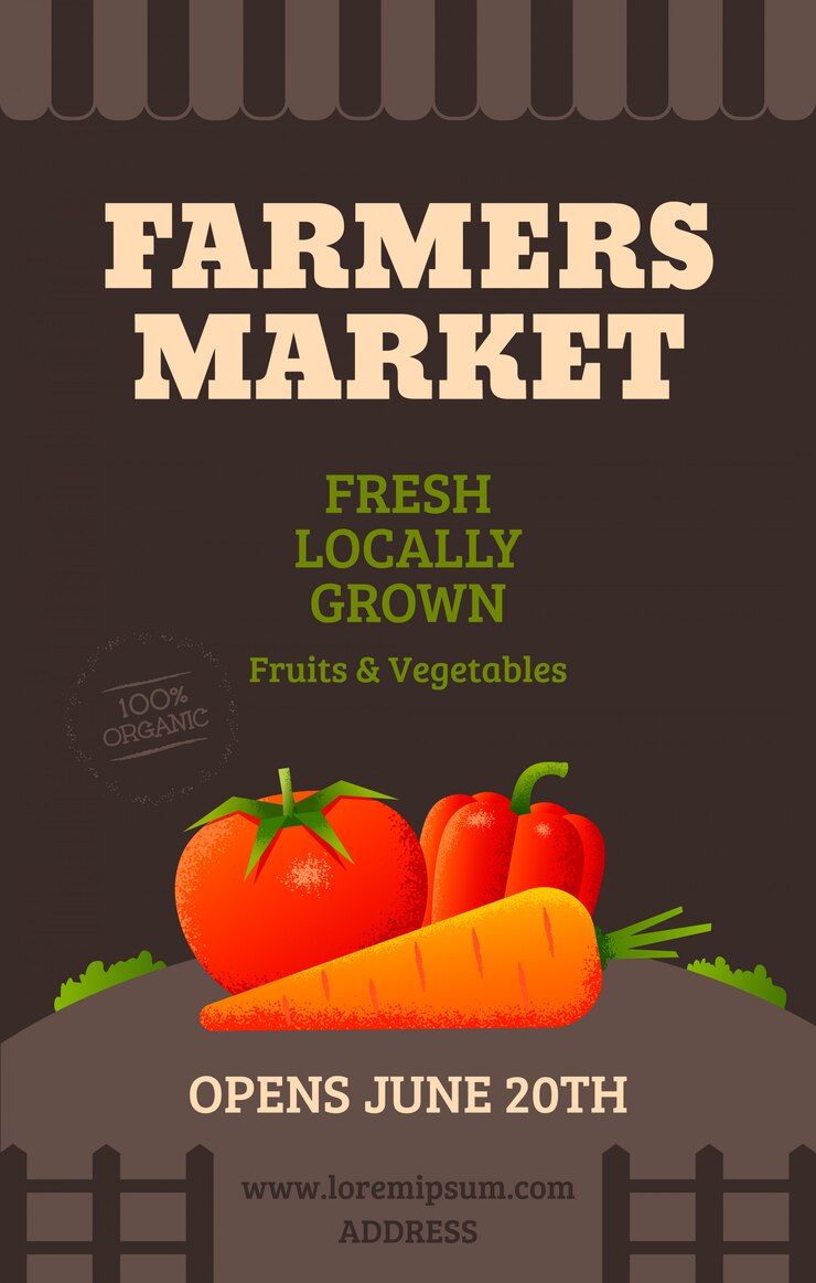 Farmers market poster