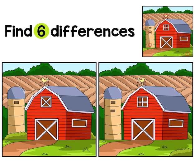 Farmhouse Farm Find The Differences