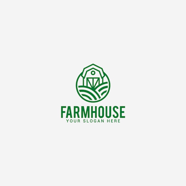 Farmhouse logo template