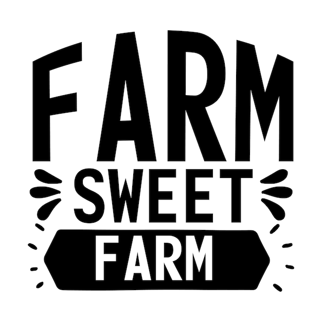 Vector farmhouse svg design