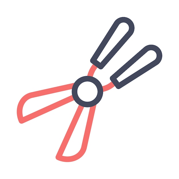 Farming Scissor Vector Illustration Style