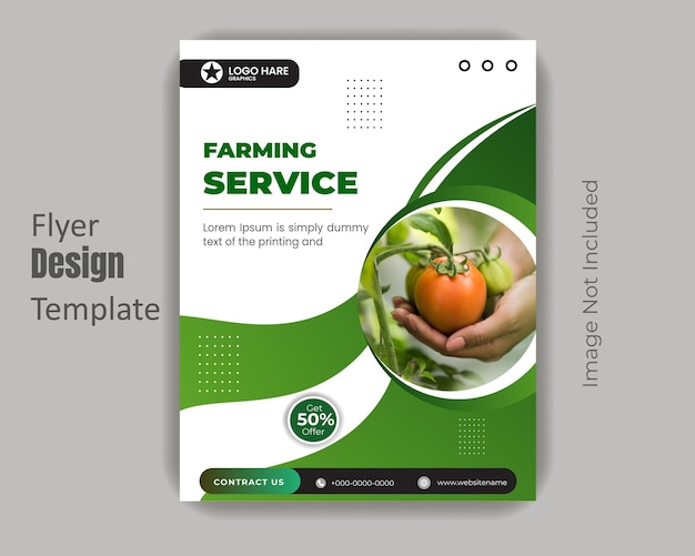 Farming Service Flyer Template