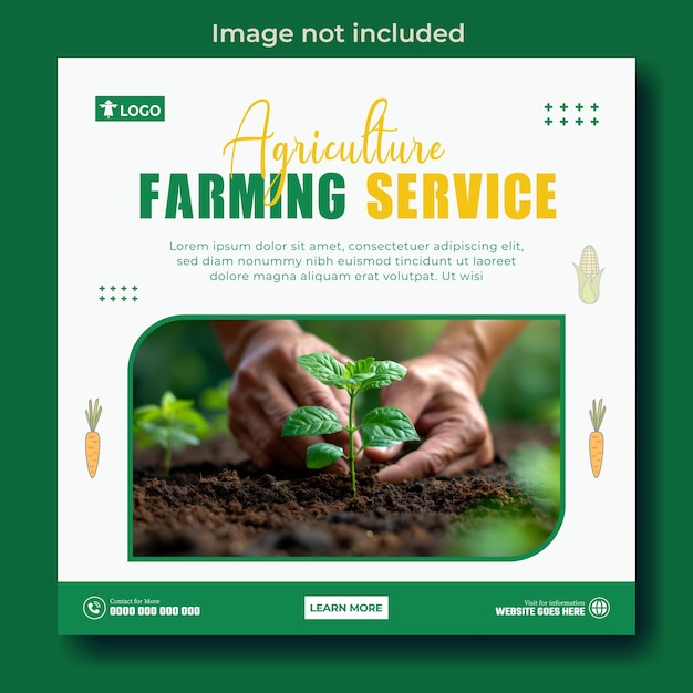 Farming Service Poster Design