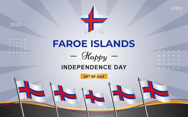 Faroe Islands Poster for Independence Day