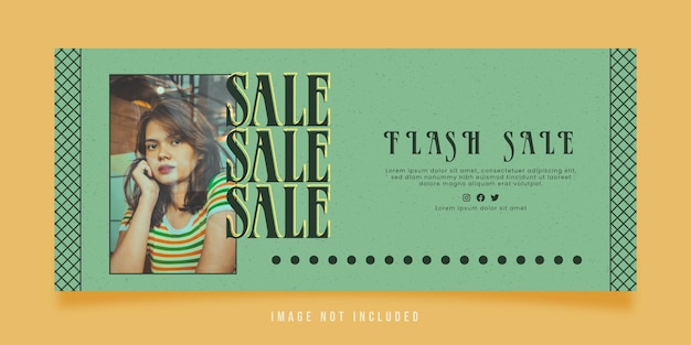 Fashion banner promotion template 