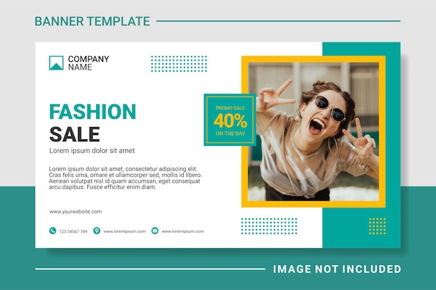 Fashion banner template