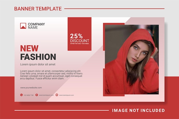 Fashion banner template