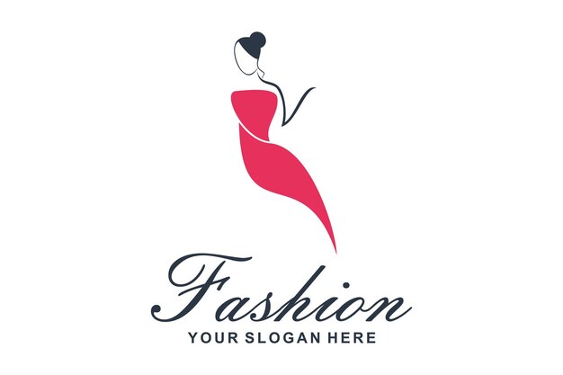 Fashion and beauty logo and emblem collection