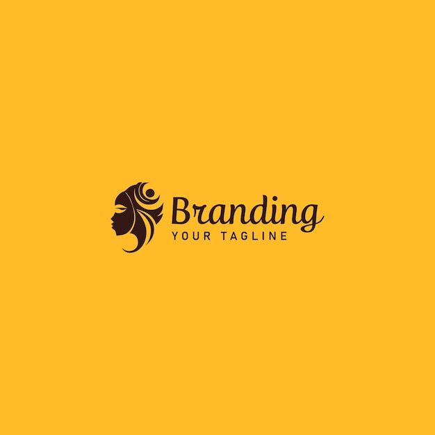 Fashion beauty woman logo design template