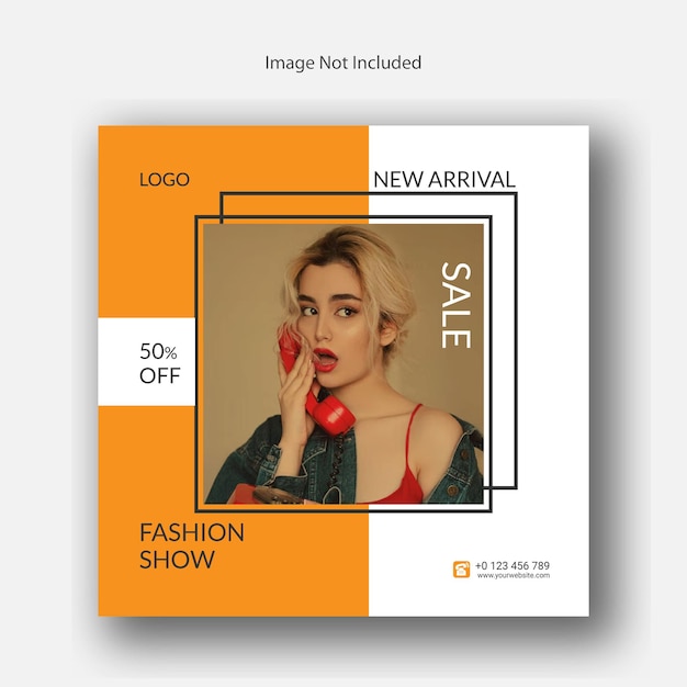 Fashion Big Sale Social Media Post Design