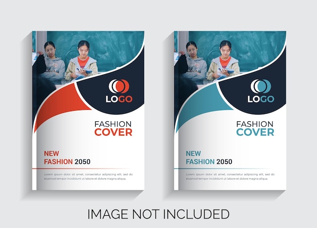 Fashion book cover design template. New fashion 2022. fashion design. cover template. social media.