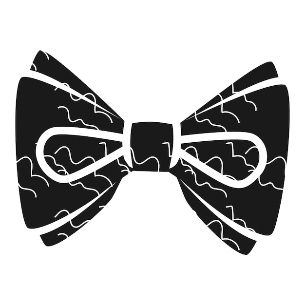 Вектор Иконка модного галстука-бабочки простая иллюстрация векторной иконки модного галстука-бабочки для веб-дизайна на белом фоне