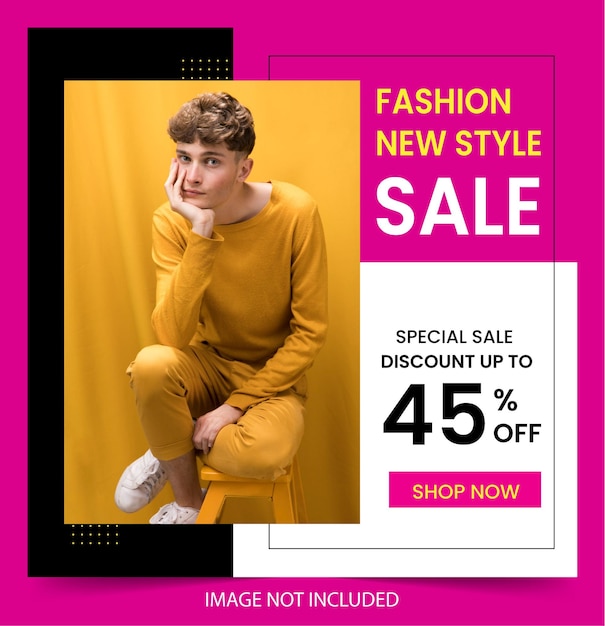 a fashion brand advertises a new fashion sale
