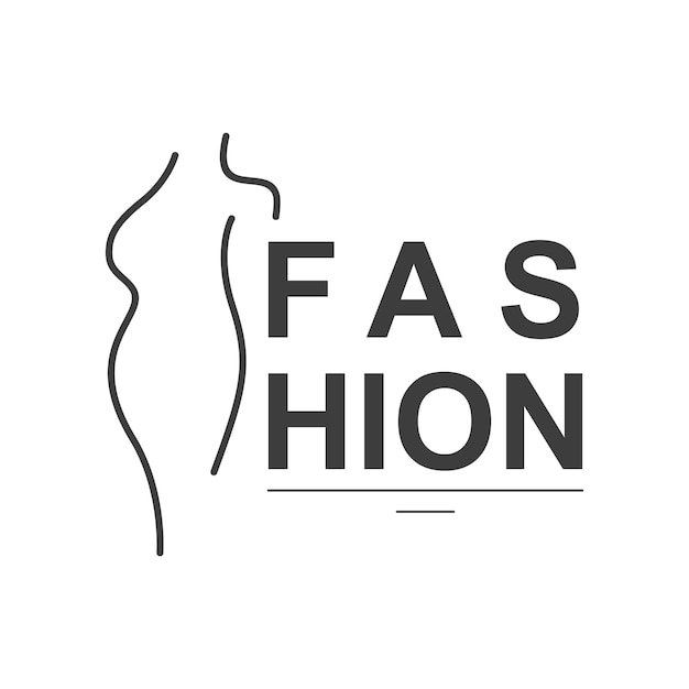 Premium Vector Fashion brand logo template with luxury tagline