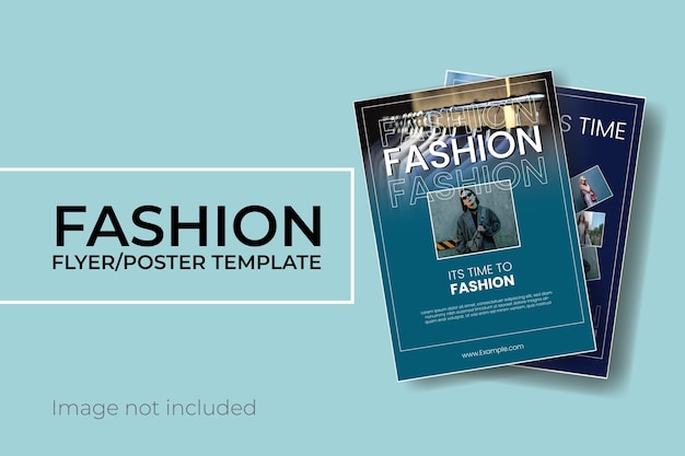 Vector fashion brochure template