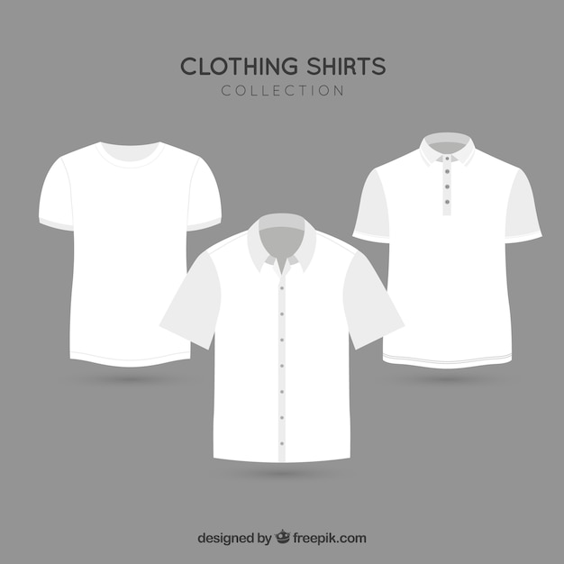 fashion clothing T-shirt vector pack