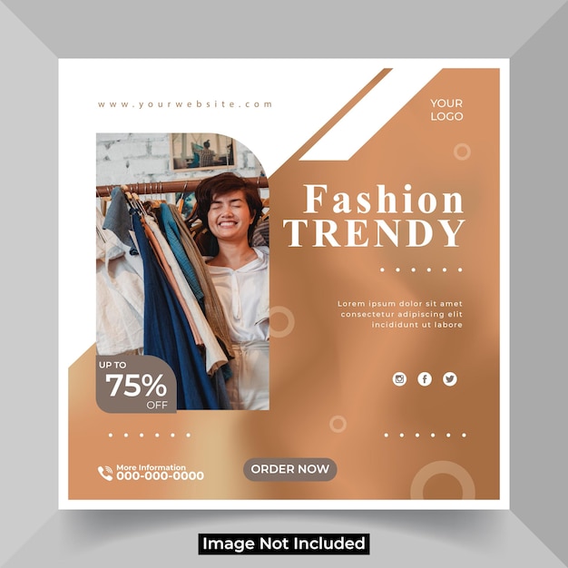 패션 컬렉션 판매 소셜 미디어 광고