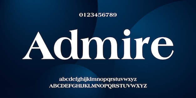 Vettore font di moda alfabeto minimal moderni font urbani per il marchio di logo