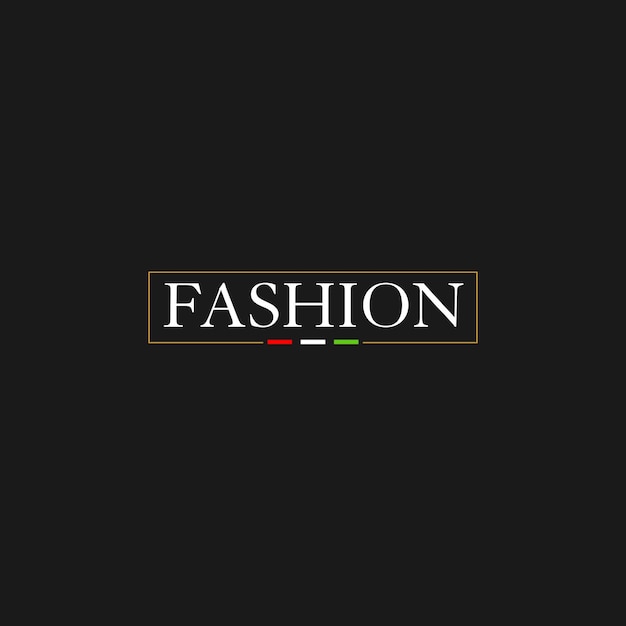 Fashion hipster ribbon minimal logo design