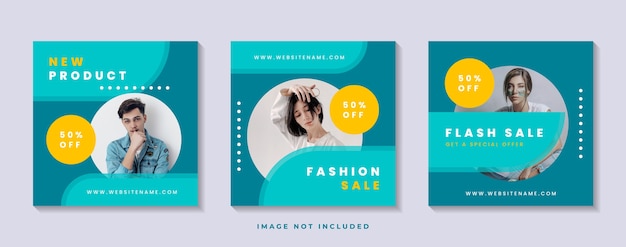 Fashion instagram post template