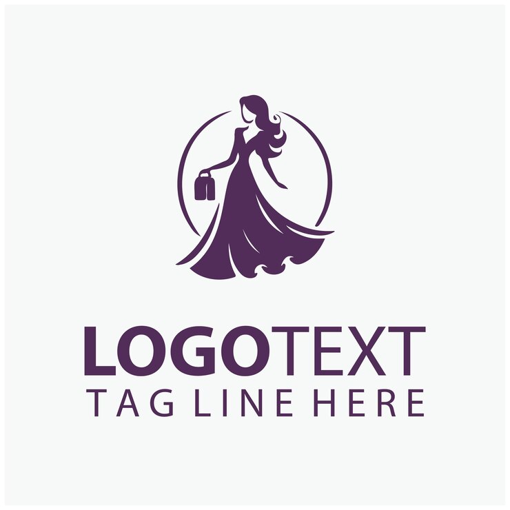Vector ファッションレディのロゴ