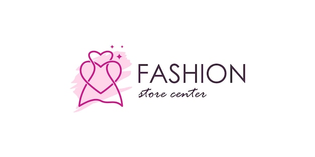 fashion logo design vector with modern creative unique style