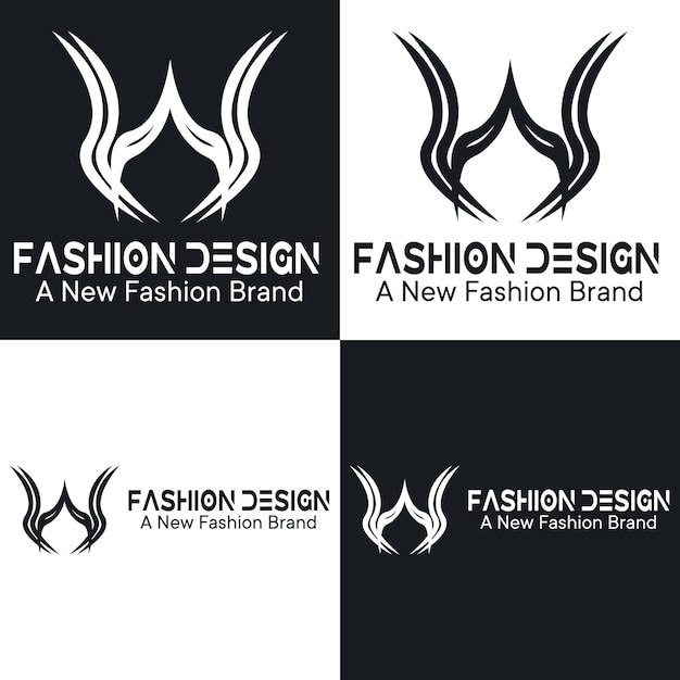 Premium Vector | Fashion logo design