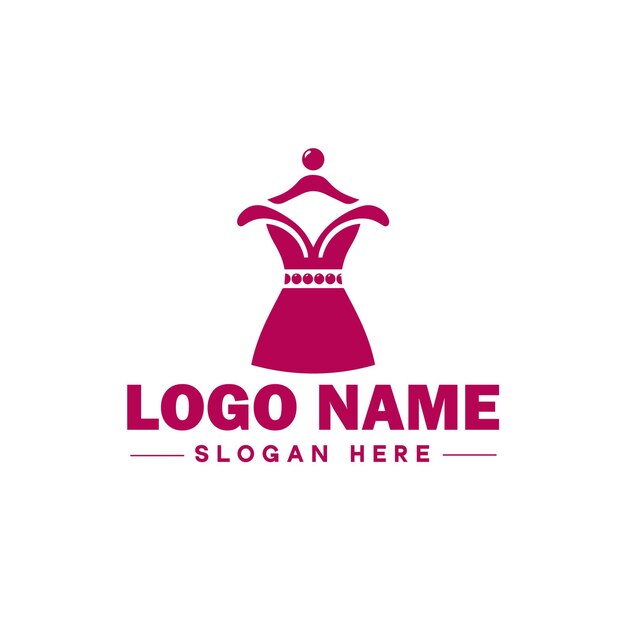 Fashion logo Luxury Glamour Elegant Logo Icon schoon vlak modern minimalistisch bedrijfslogo