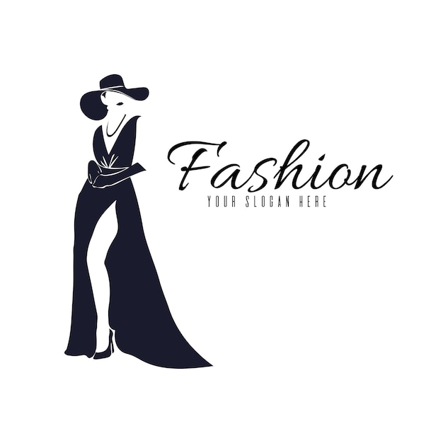 Fashion logo silhoutte