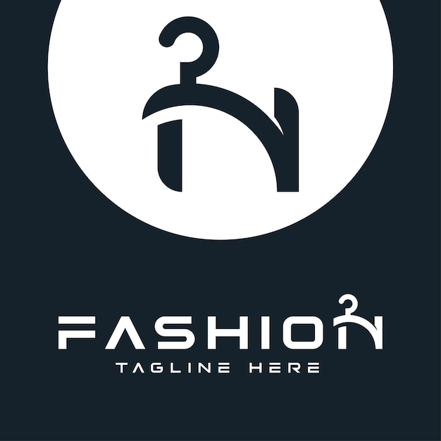Fashion logo wordmark and logo mark design creative simple and modern minimal concept for apparel an