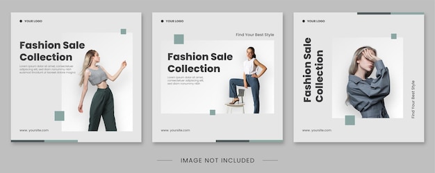 Fashion Minimalist Instagram Post Template Premium Vector