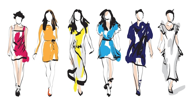 Fashion models Sketch