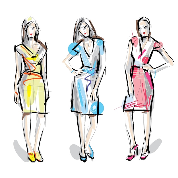 Fashion models Sketch