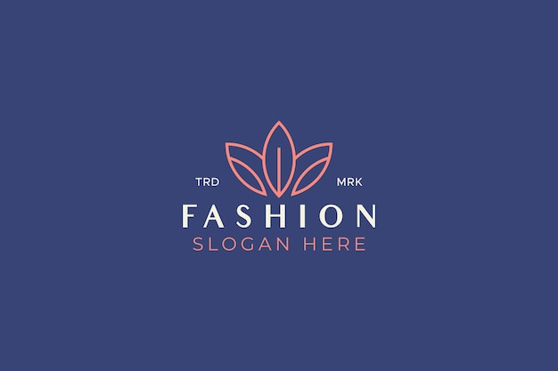 Fashion natural leaf for business logo