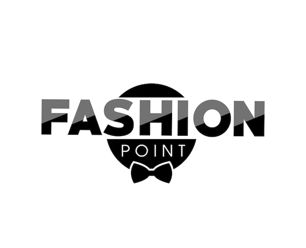 Логотип магазина мужской одежды fashion point