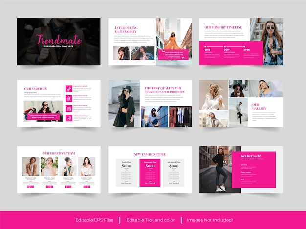 fashion powerpoint presentation template