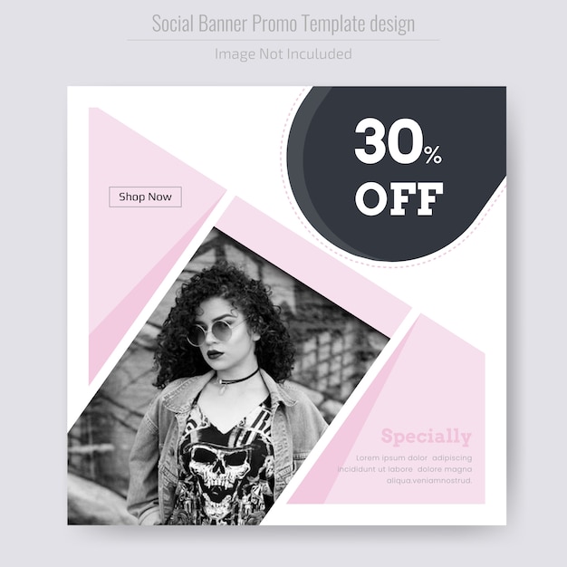 Vector fashion product sale flyer template