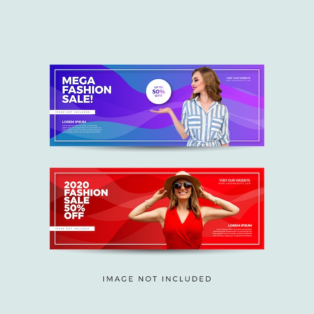 Fashion promotion banner