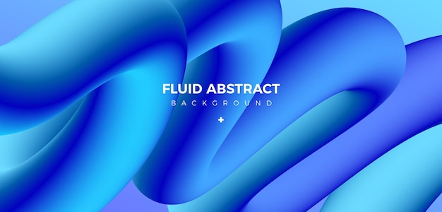 Fashion ripple dynamic high-grade green and blue mixed fluid gradient abstract background