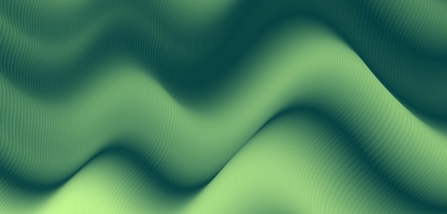 Fondo astratto di gradiente fluido misto verde di alta qualità dinamico dell'ondulazione di modo
