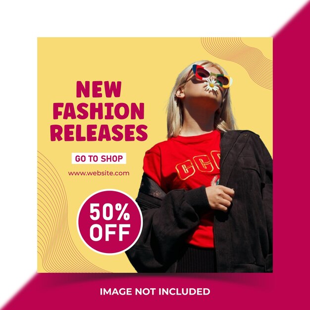 Vector fashion sale banner template