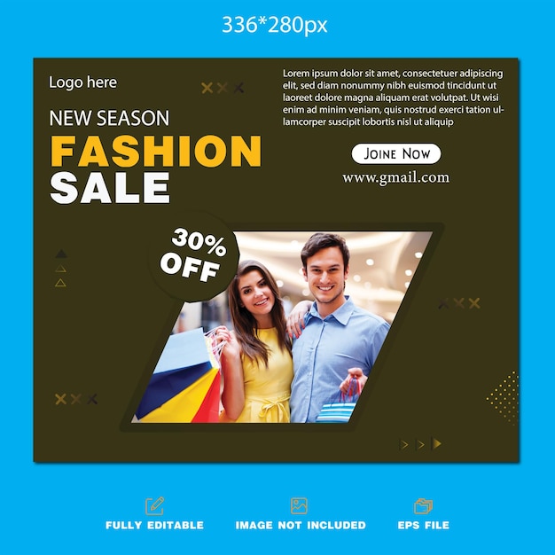 Fashion sale banner